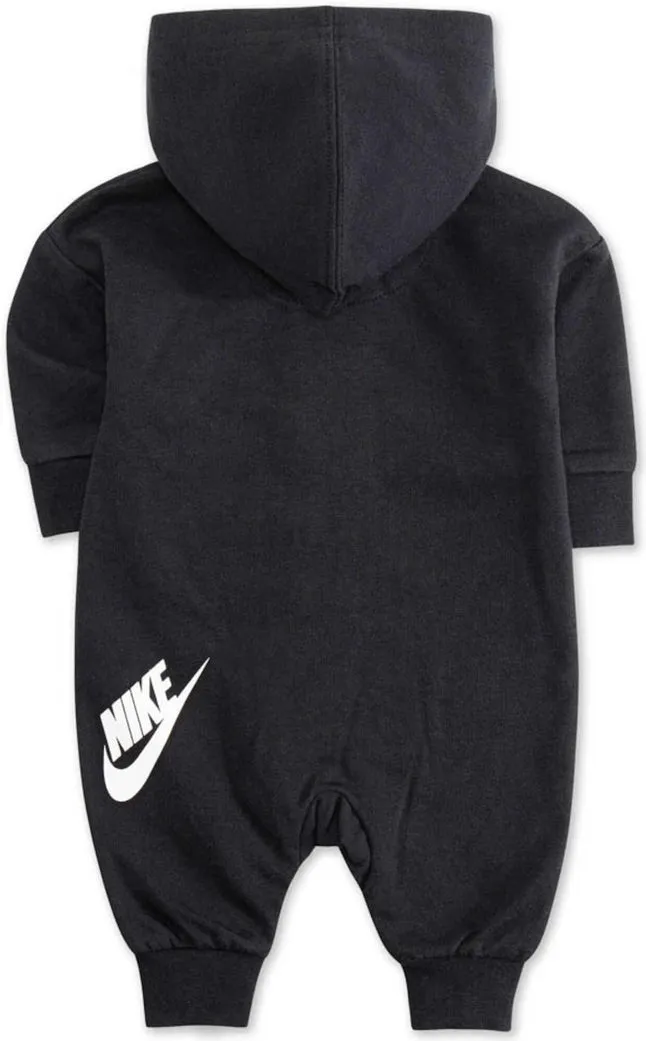 NIKE INFANTS FRENCH TERRY BLACK COVERALL