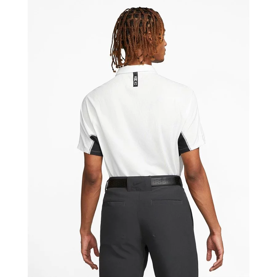 Nike Tiger Woods Dri-FIT Men's ADV Golf Polo - White