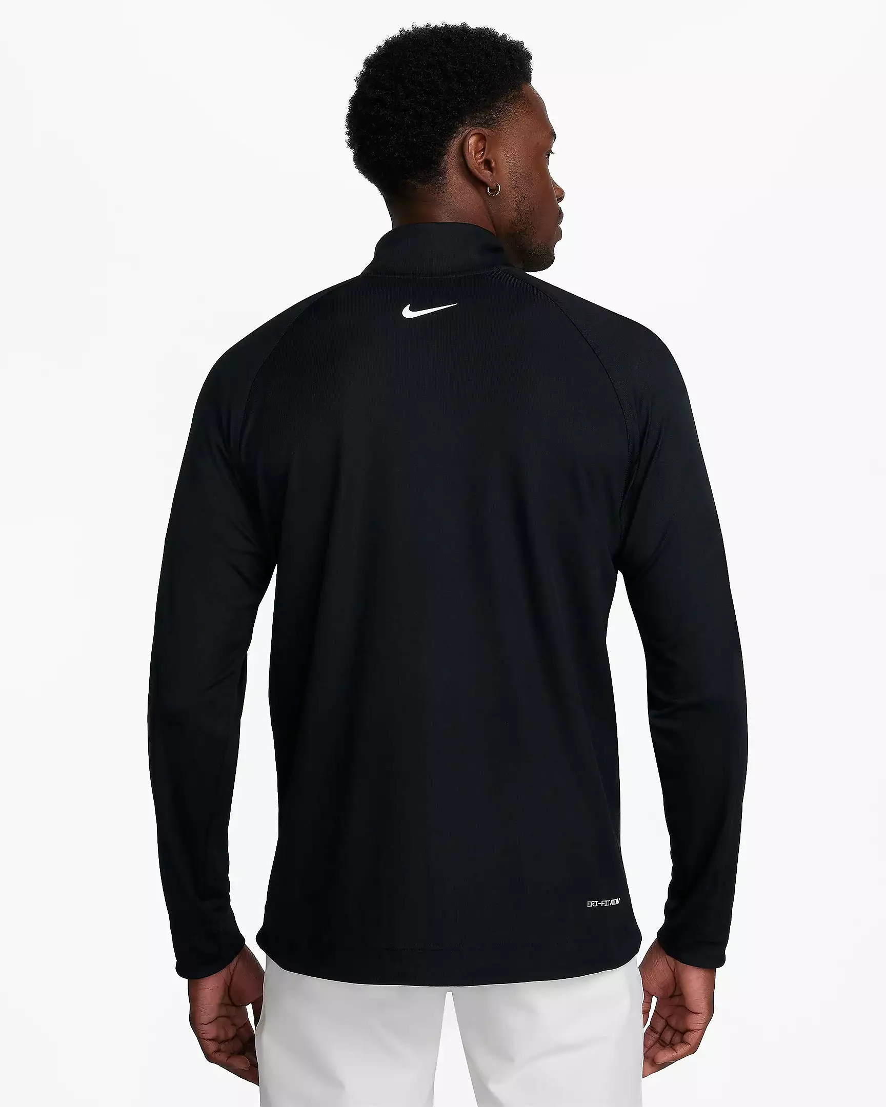 Nike Tour Men's Dri-FIT ADV 1/2-Zip Golf Top - Black