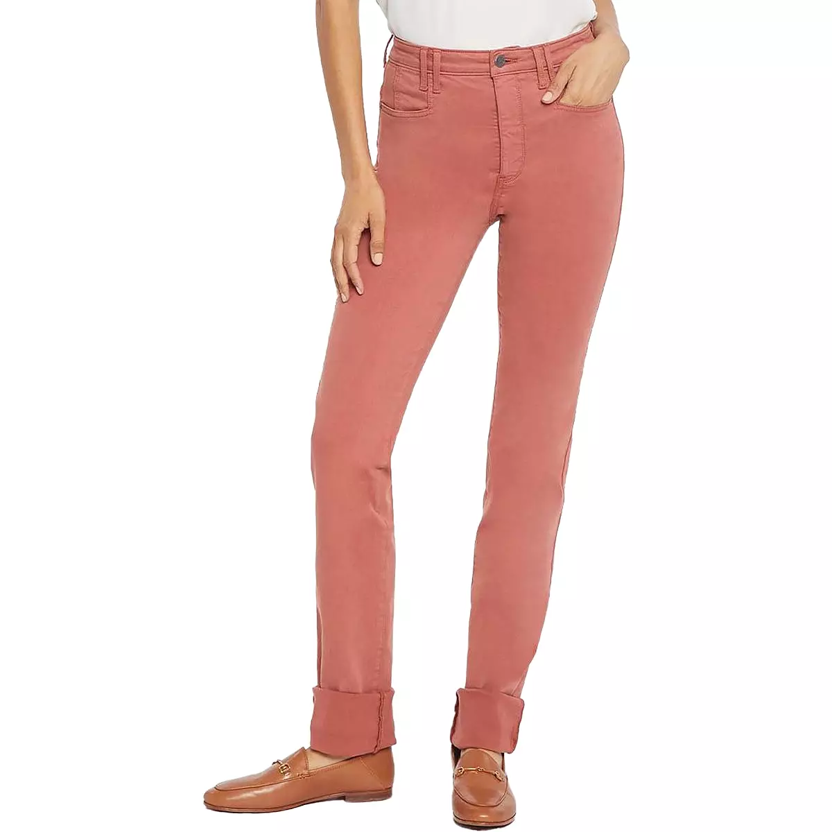 NYDJ Womens Sheri High-Rise Slimming Slim Jeans