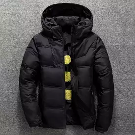 Padded Jackets Winter Hooded Down Coats Thick Warm Black Parkas Mens Plus Size Casual Jackets and Coats Top Clothes