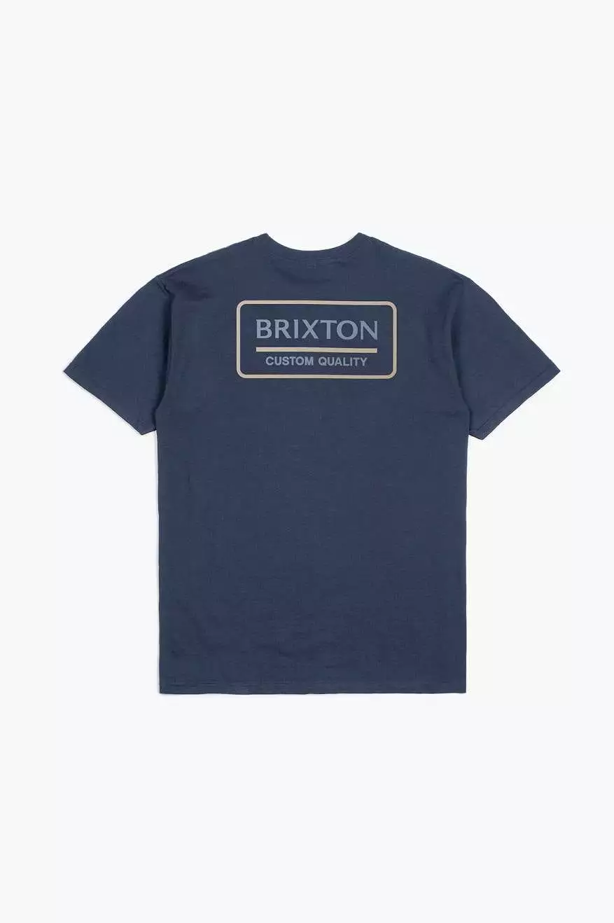 Palmer Proper S/S Standard Tee - Washed Navy/Dusty Blue/Smoke Grey