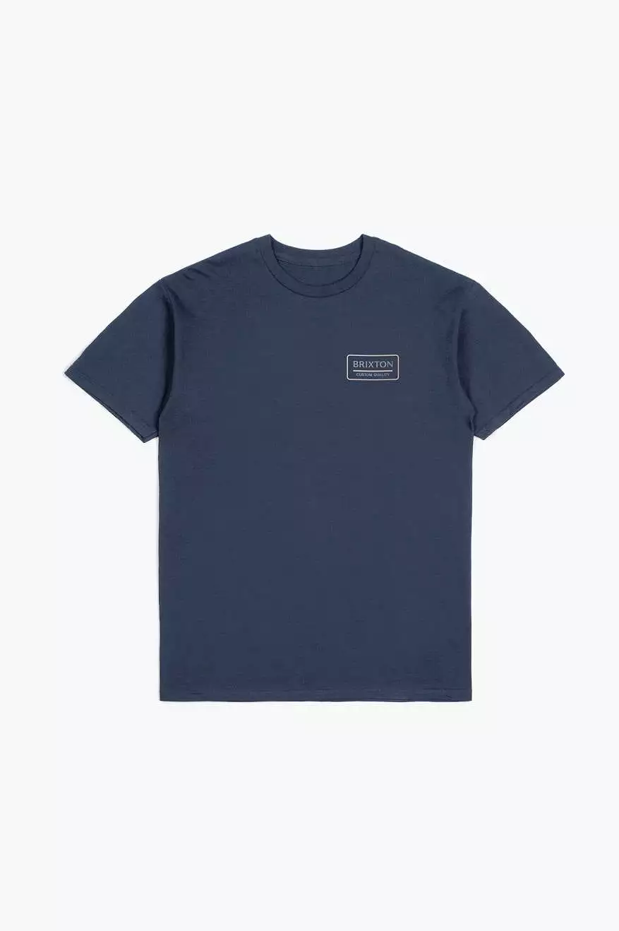 Palmer Proper S/S Standard Tee - Washed Navy/Dusty Blue/Smoke Grey