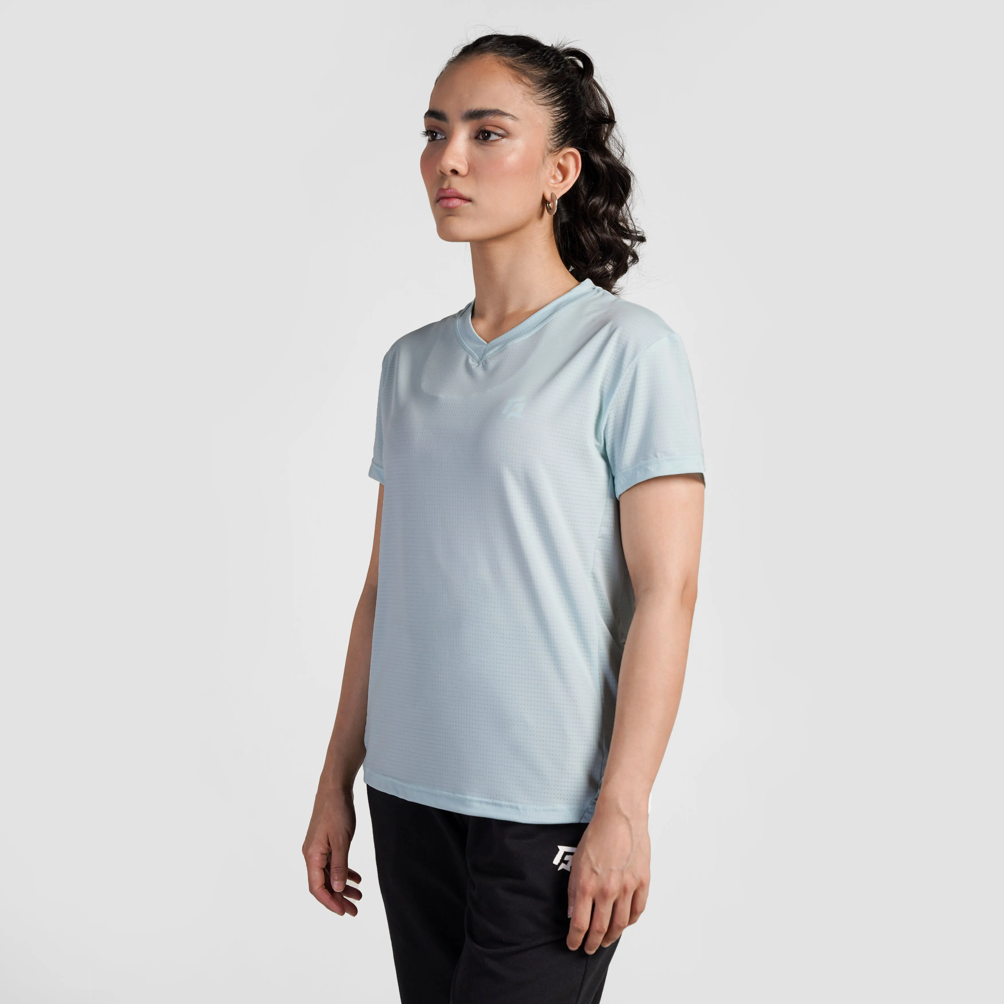 Power Pulse Tee (Light Blue)