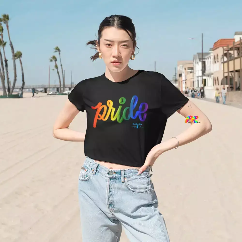 Pride Flowy Crop Top