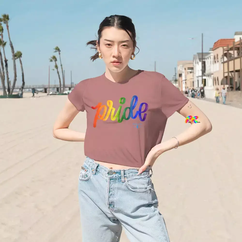 Pride Flowy Crop Top