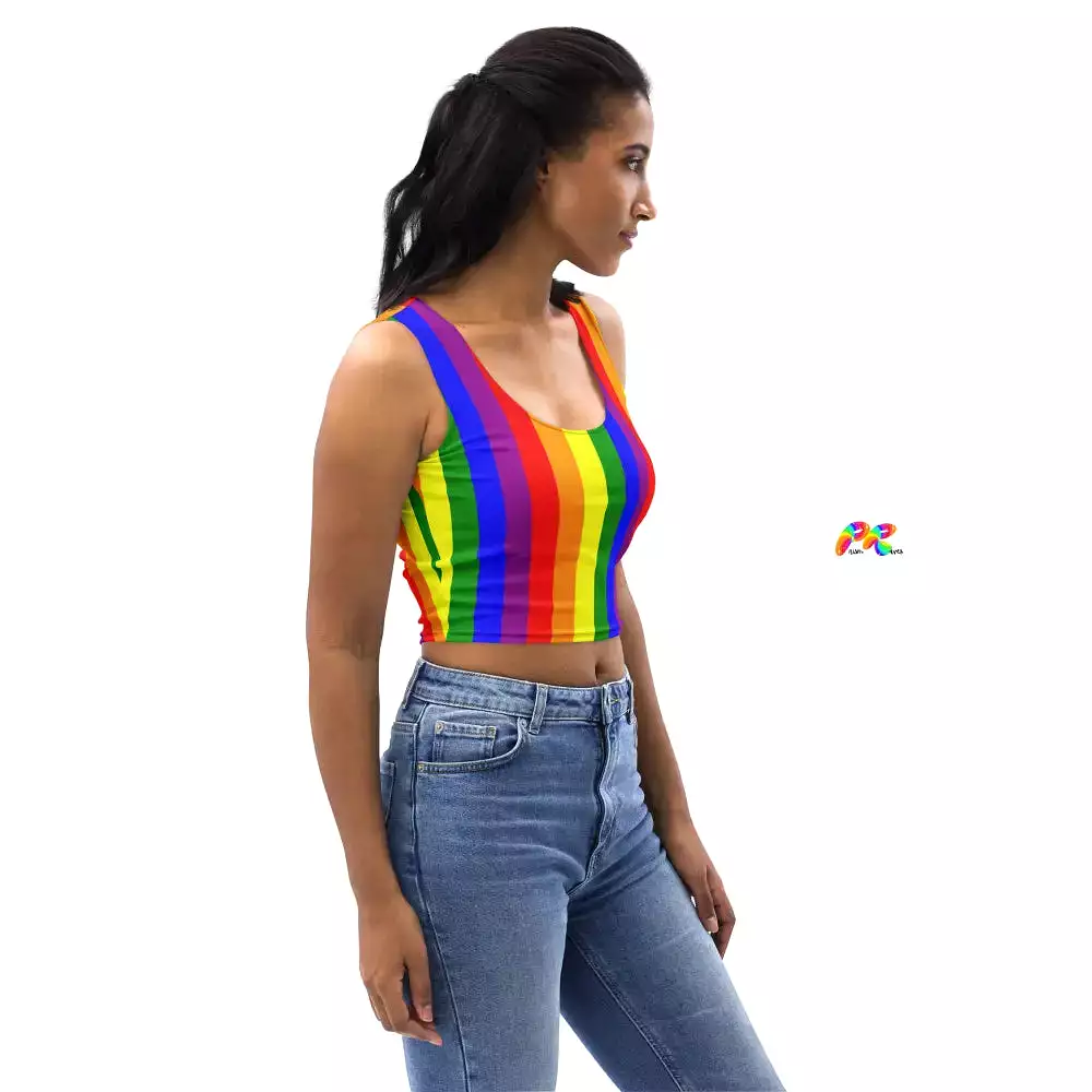 Pride Stripes Crop Top