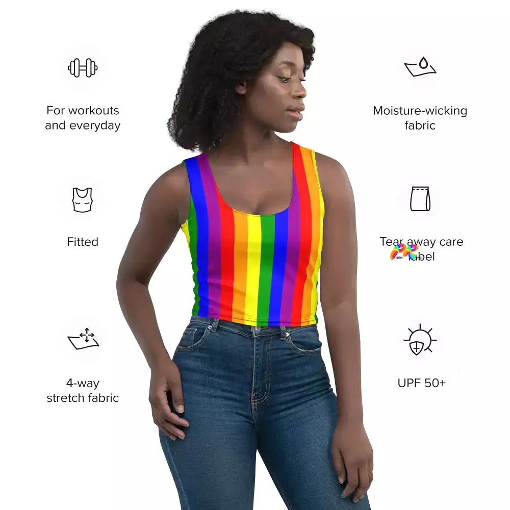 Pride Stripes Crop Top