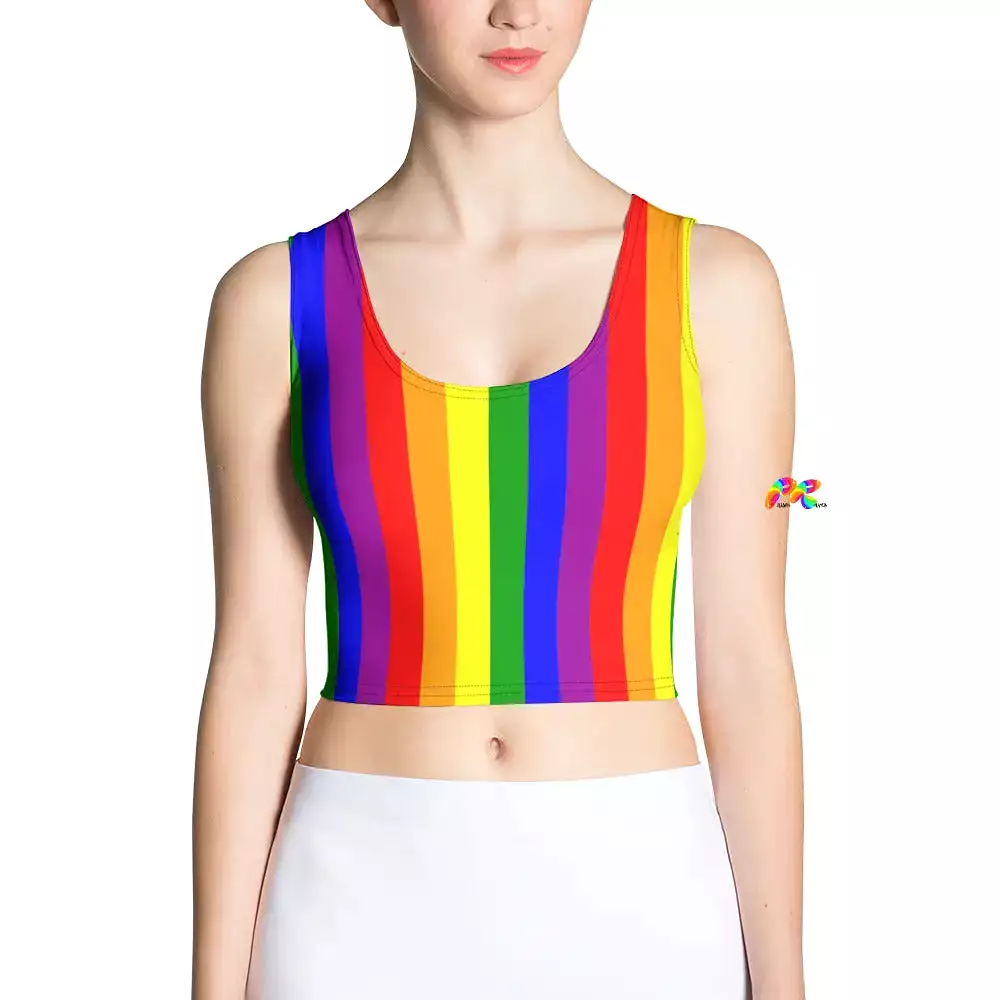 Pride Stripes Crop Top