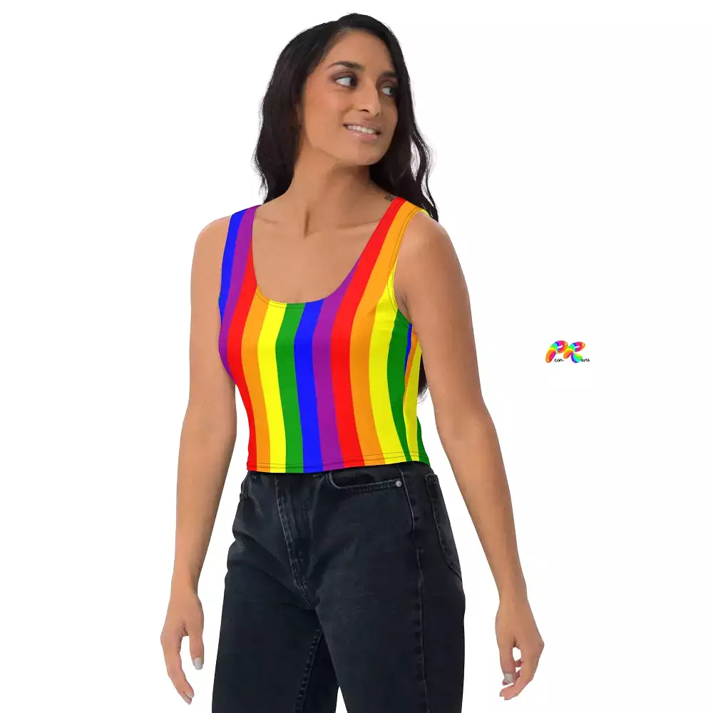 Pride Stripes Crop Top