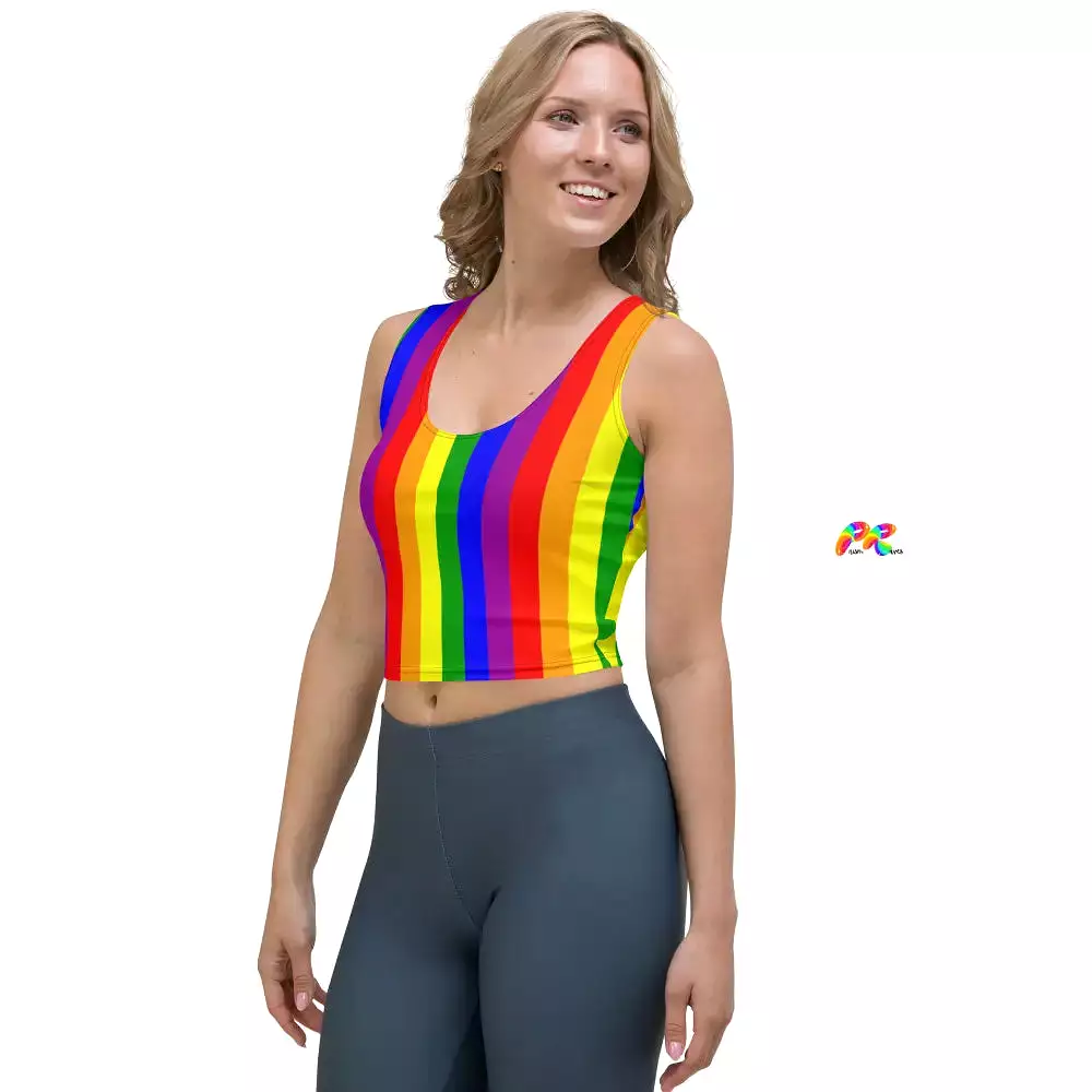 Pride Stripes Crop Top