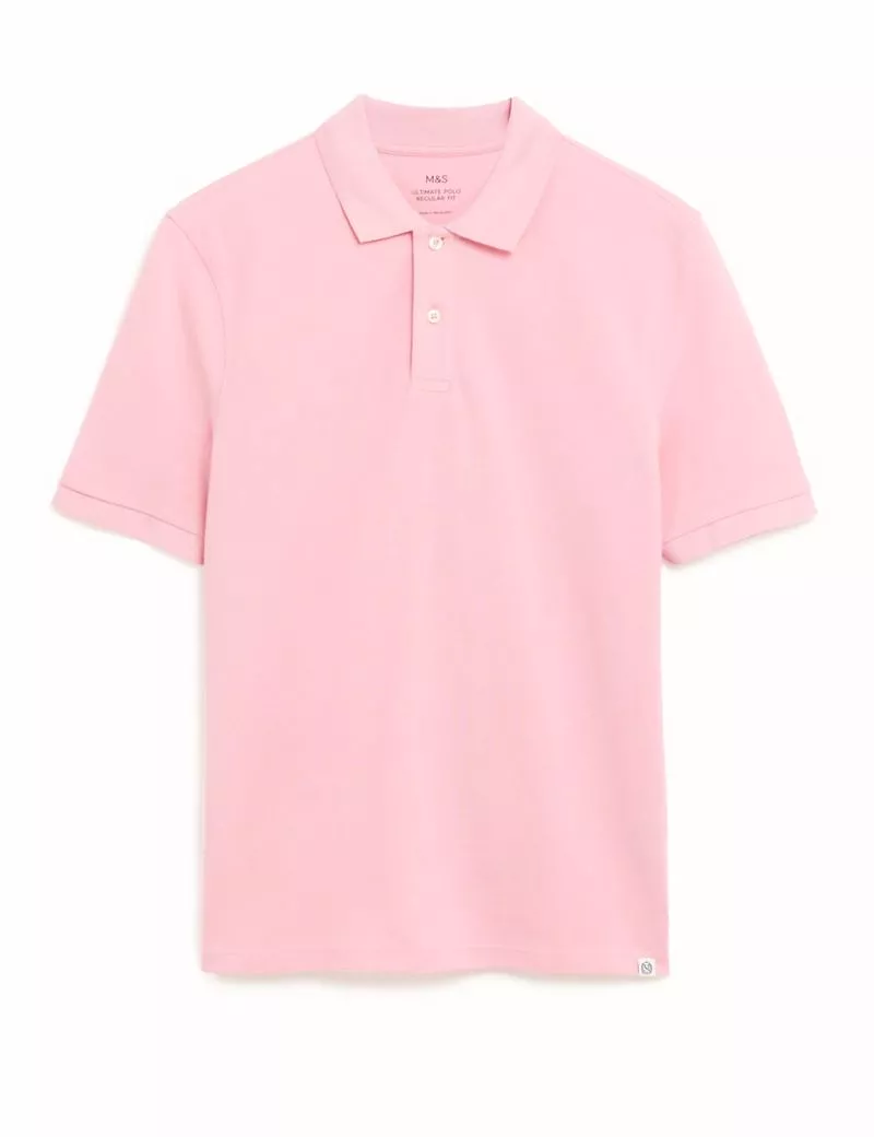 Pure Cotton Pique Polo Shirt