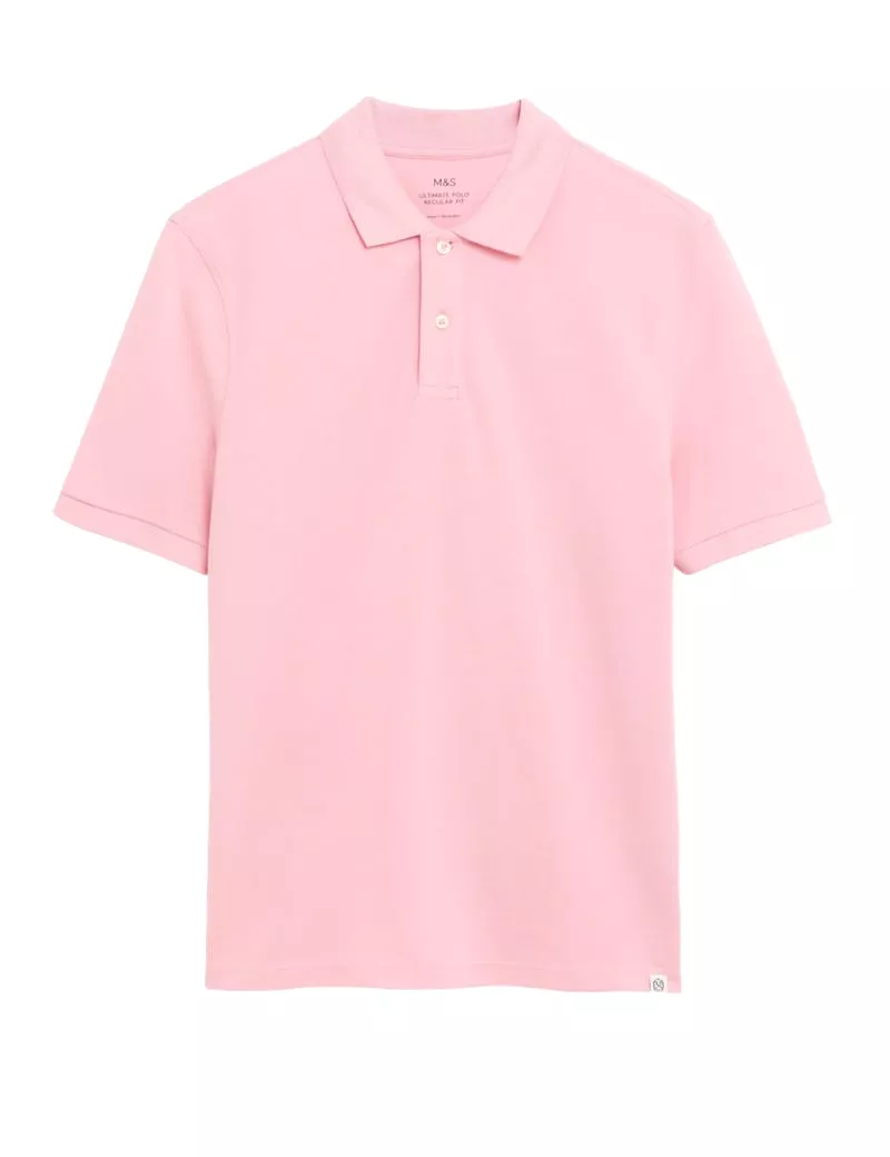 Pure Cotton Pique Polo Shirt