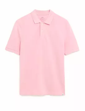 Pure Cotton Pique Polo Shirt