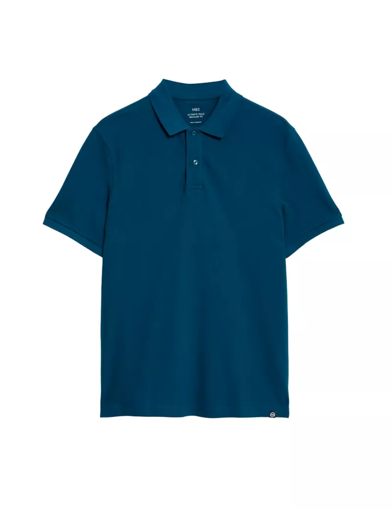 Pure Cotton Pique Polo Shirt