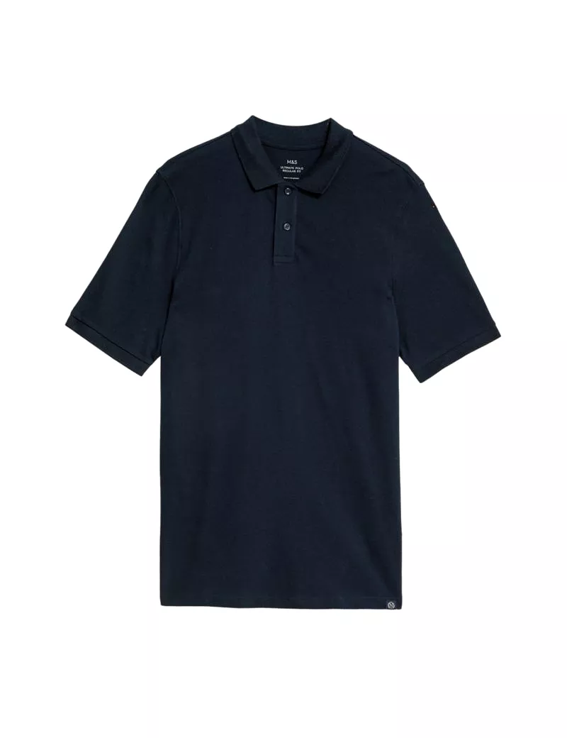 Pure Cotton Pique Polo Shirt