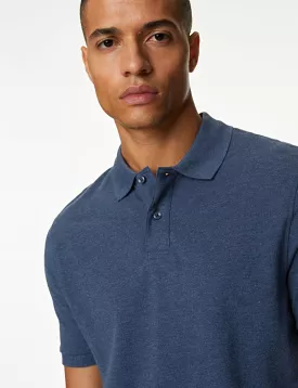 Pure Cotton Pique Polo Shirt