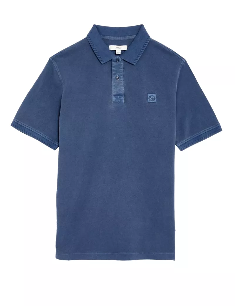 Pure Cotton Polo Shirt