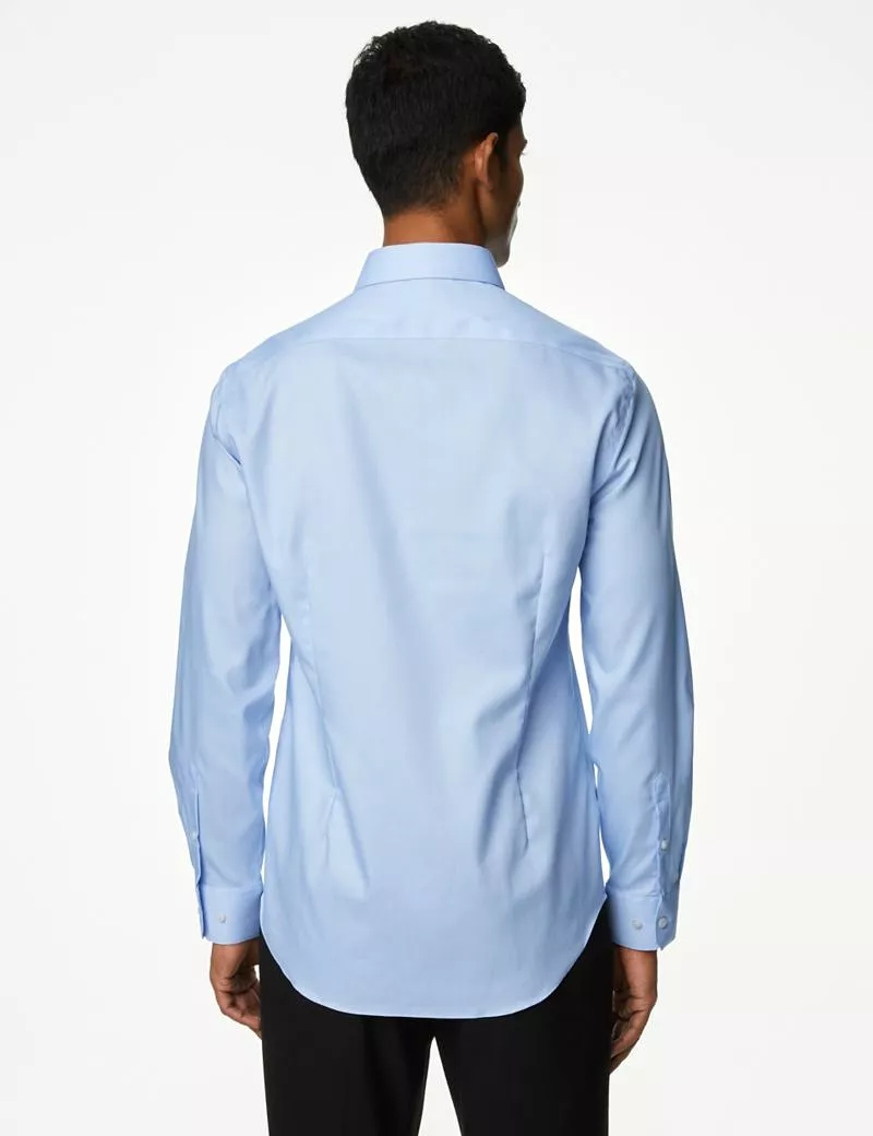 Slim Fit Non Iron Pure Cotton Shirt