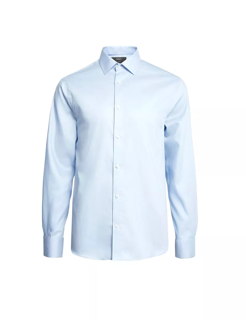 Slim Fit Non Iron Pure Cotton Shirt