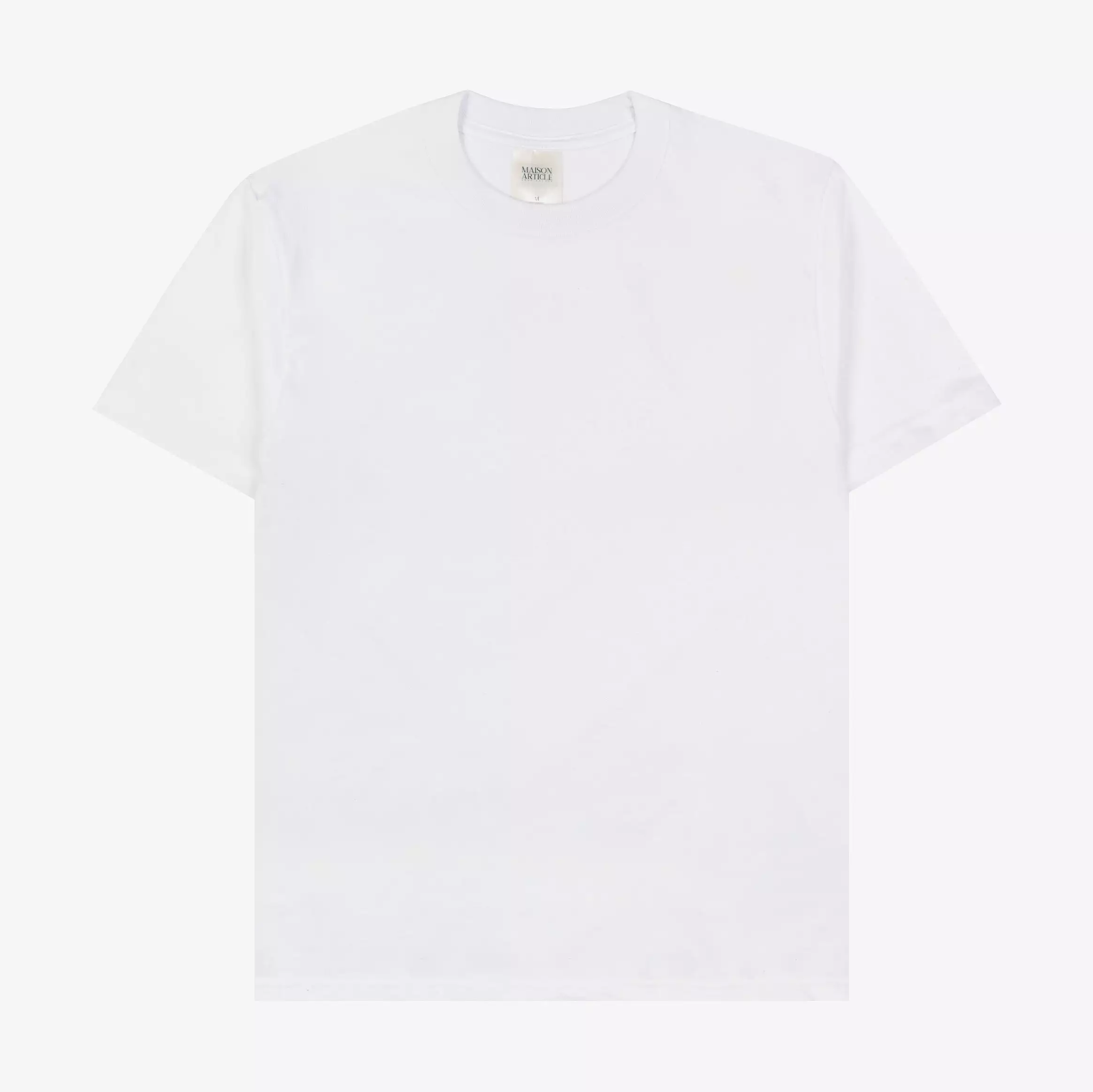 Solid Novelty Mens Short Sleeve Shirt (White)