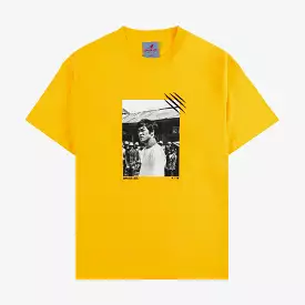 SP x Bruce Lee Tonal Dragon Mens Short Sleeve Shirt (Yellow)