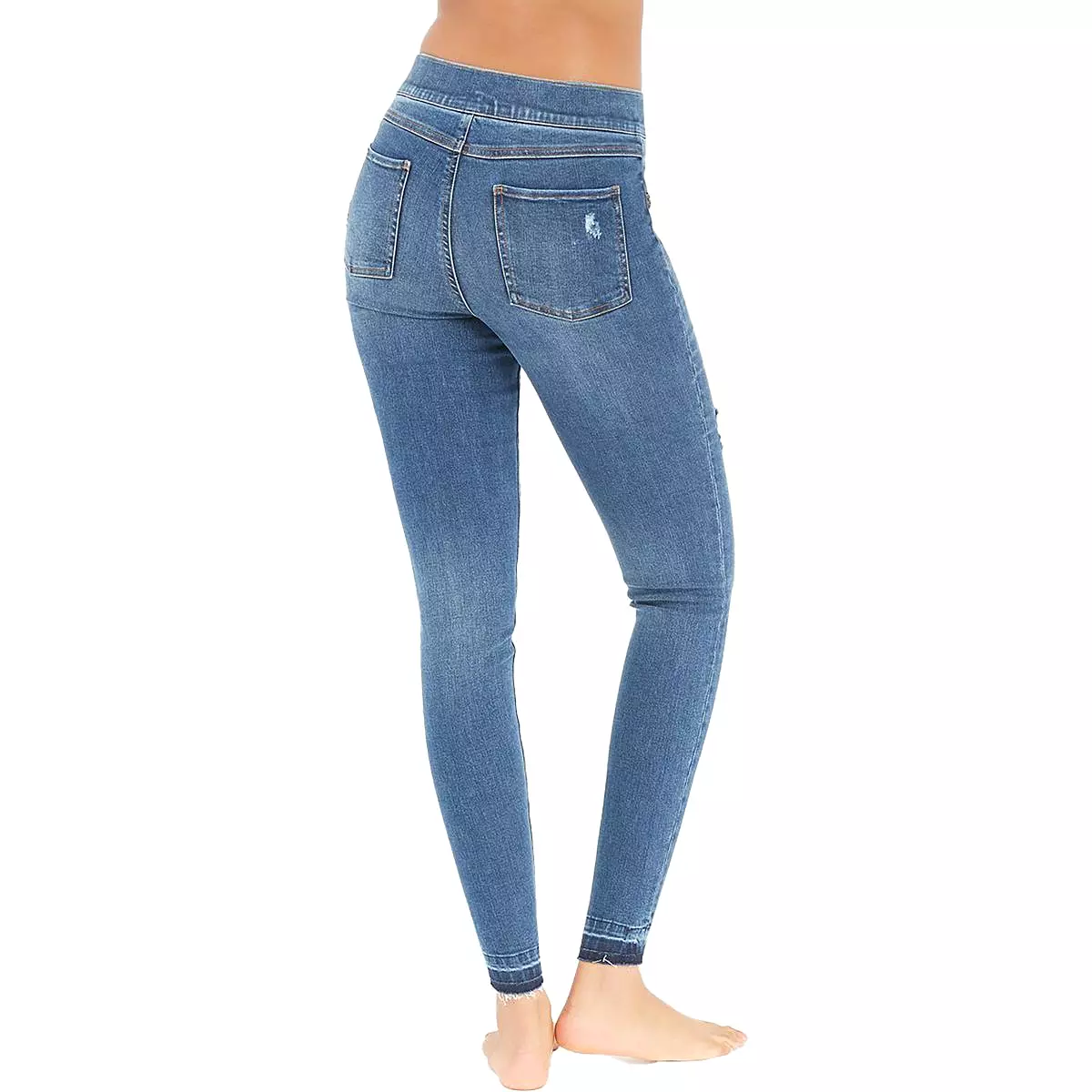 Spanx Womens Distressed Jeggings Skinny Jeans