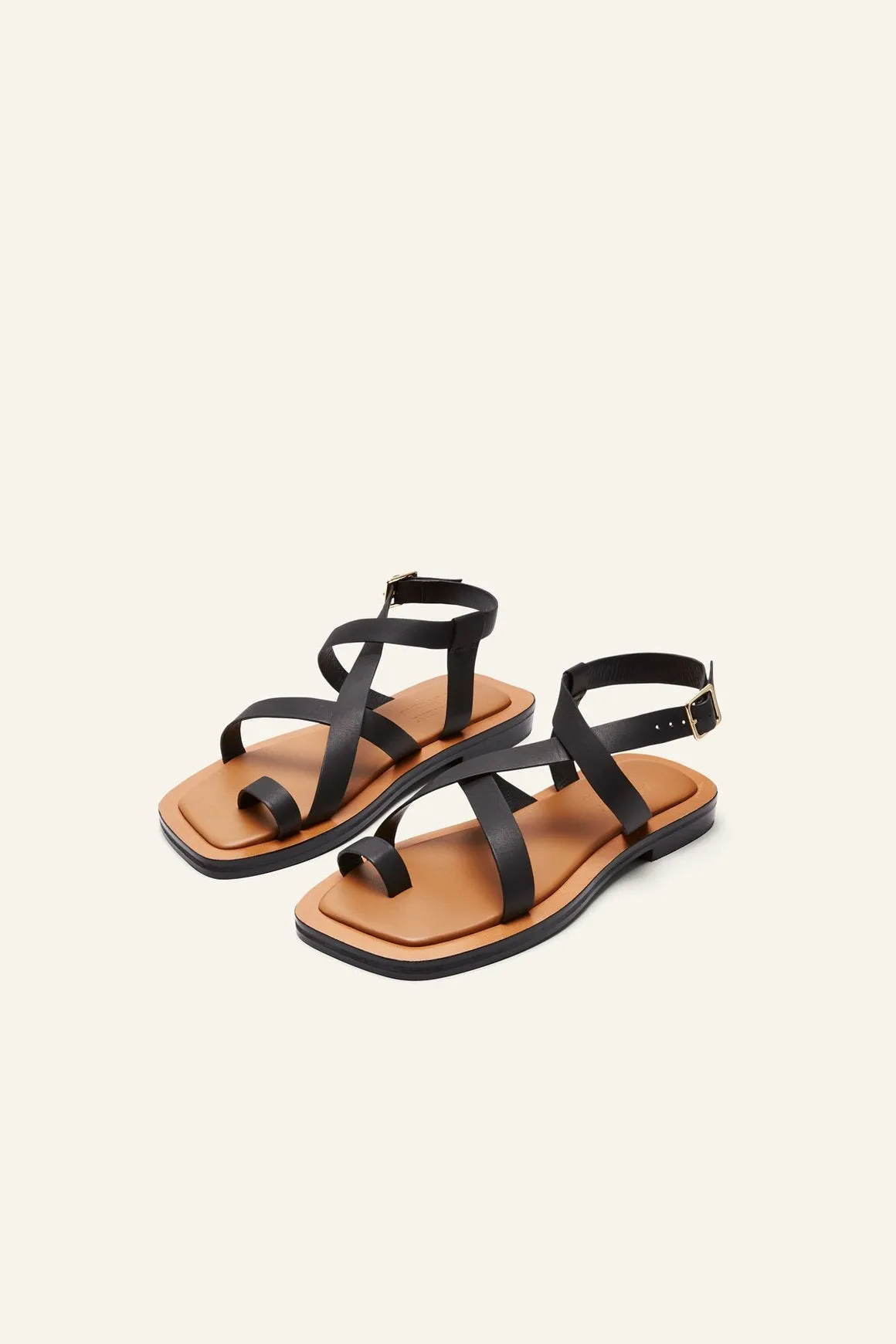 SPARGI SANDAL - BLACK A.EMERY x MATTEAU