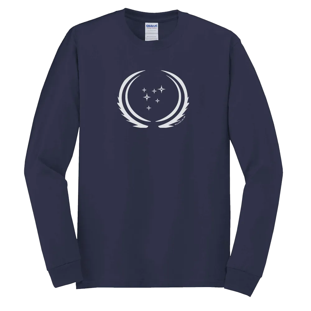 Star Trek: Discovery UFP Flag Adult Long Sleeve T-Shirt