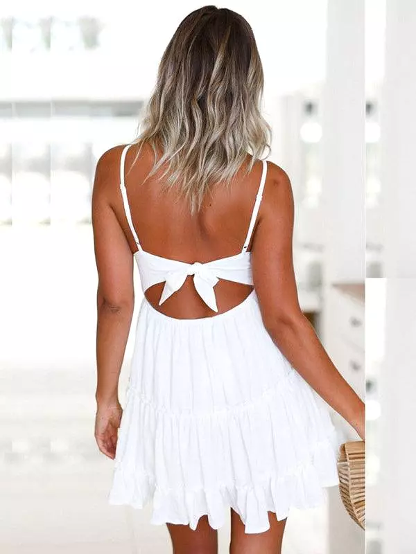 Stylish Sleeveless Mini Dress