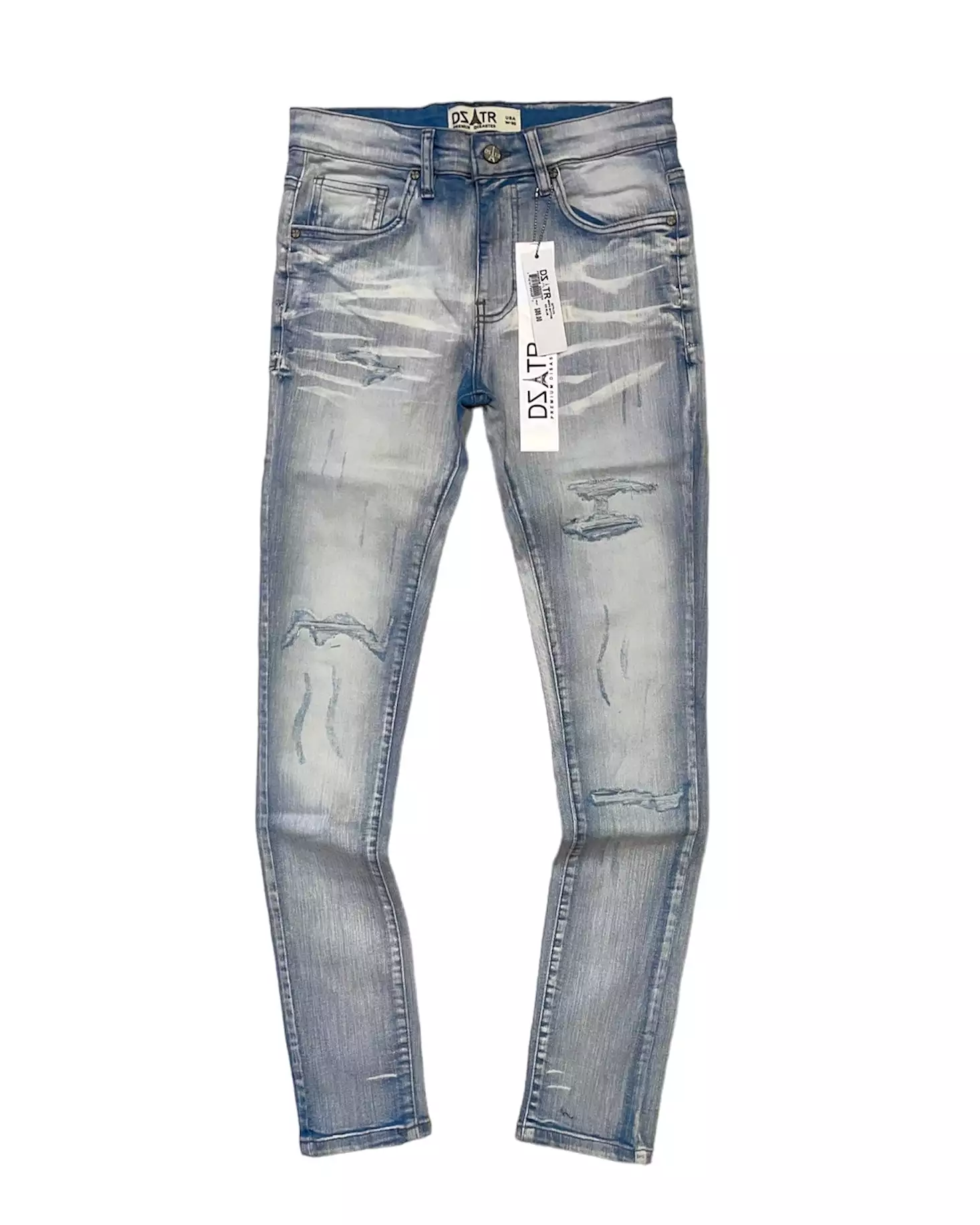 Super Stretch Knee Ripped Jean