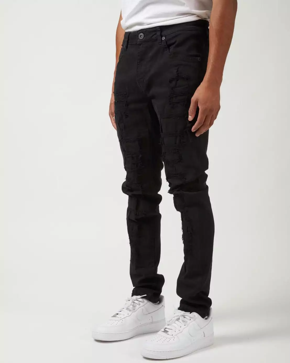 Twill Rip & Repair Jeans