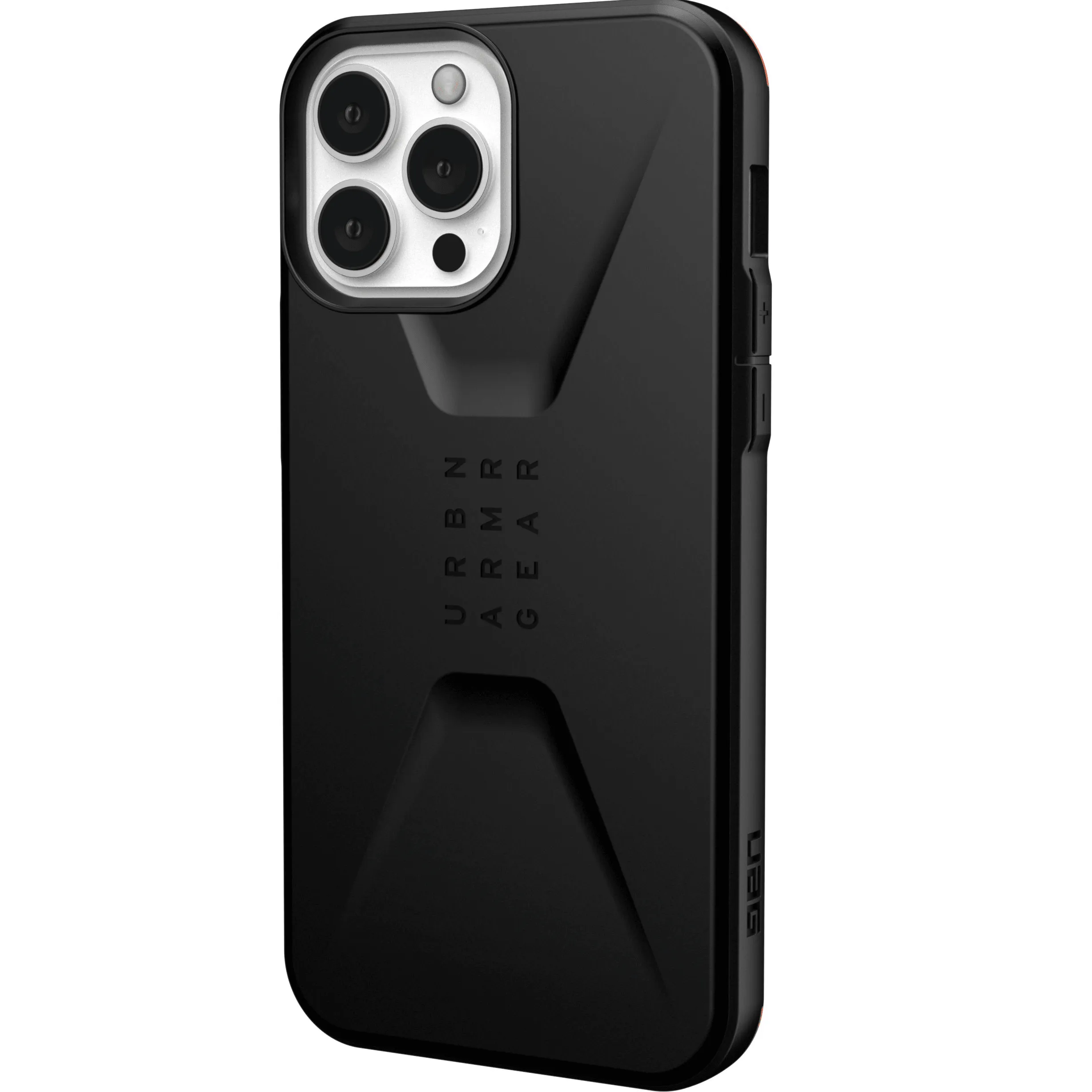 UAG Urban Armor Gear Civilian Series Protective Case iPhone 13 Pro 6.1 Black Orange