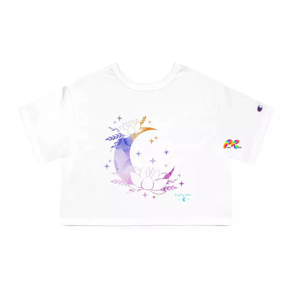 Watercolor Champion Flowy Crop Top