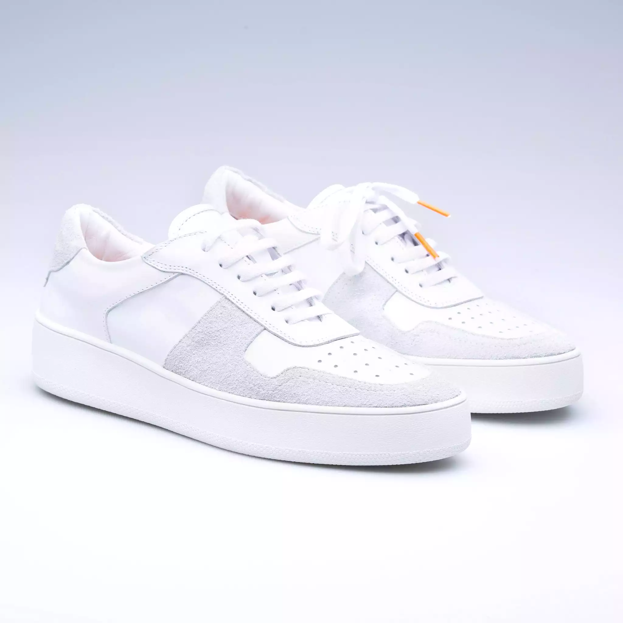 White Faty Casual Shoes