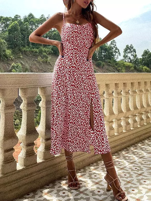 Women Printed Sun Dress