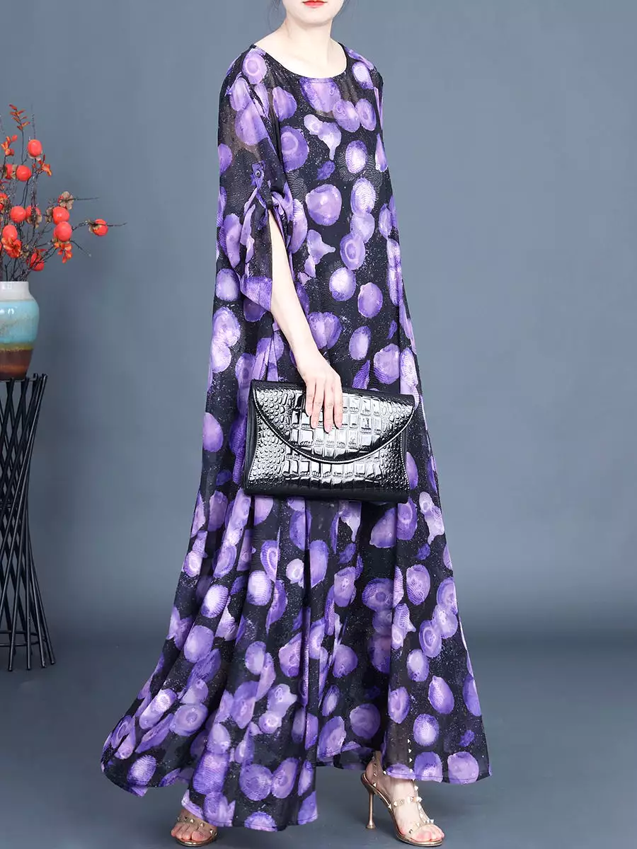 Women Summer Jacquard Loose Maxi Dress CO1042