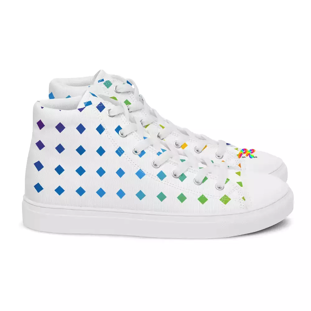 Women’s LGBTQ/Pride High Top Canvas Shoes