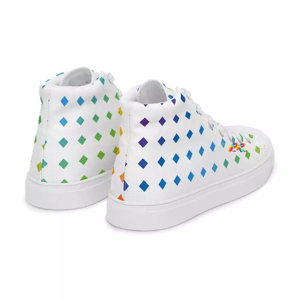 Women’s LGBTQ/Pride High Top Canvas Shoes