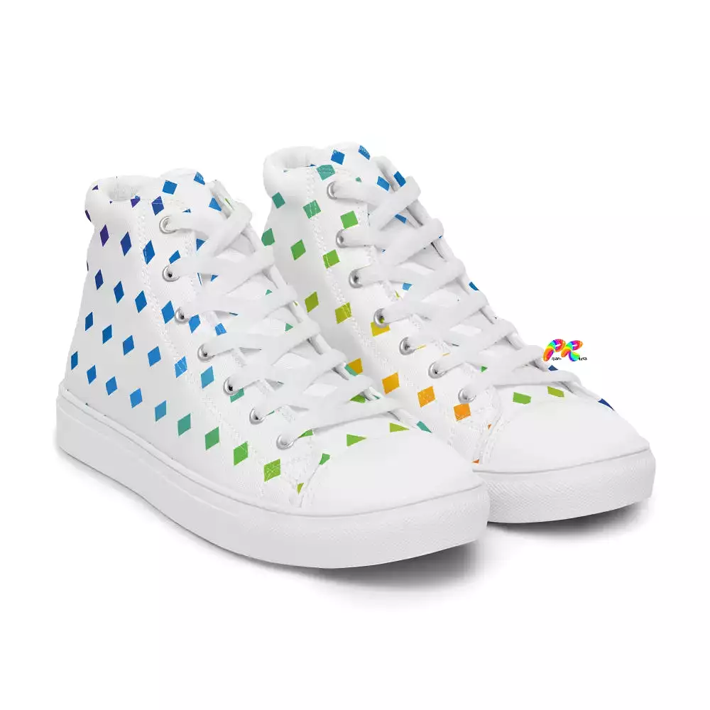 Women’s LGBTQ/Pride High Top Canvas Shoes