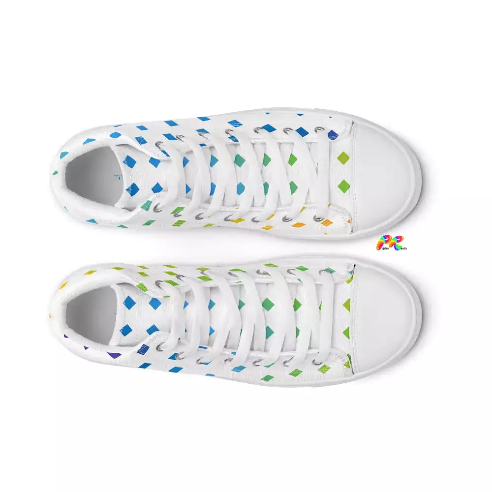 Women’s LGBTQ/Pride High Top Canvas Shoes