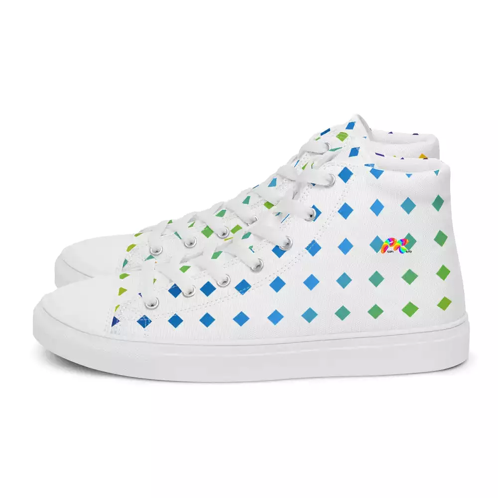 Women’s LGBTQ/Pride High Top Canvas Shoes