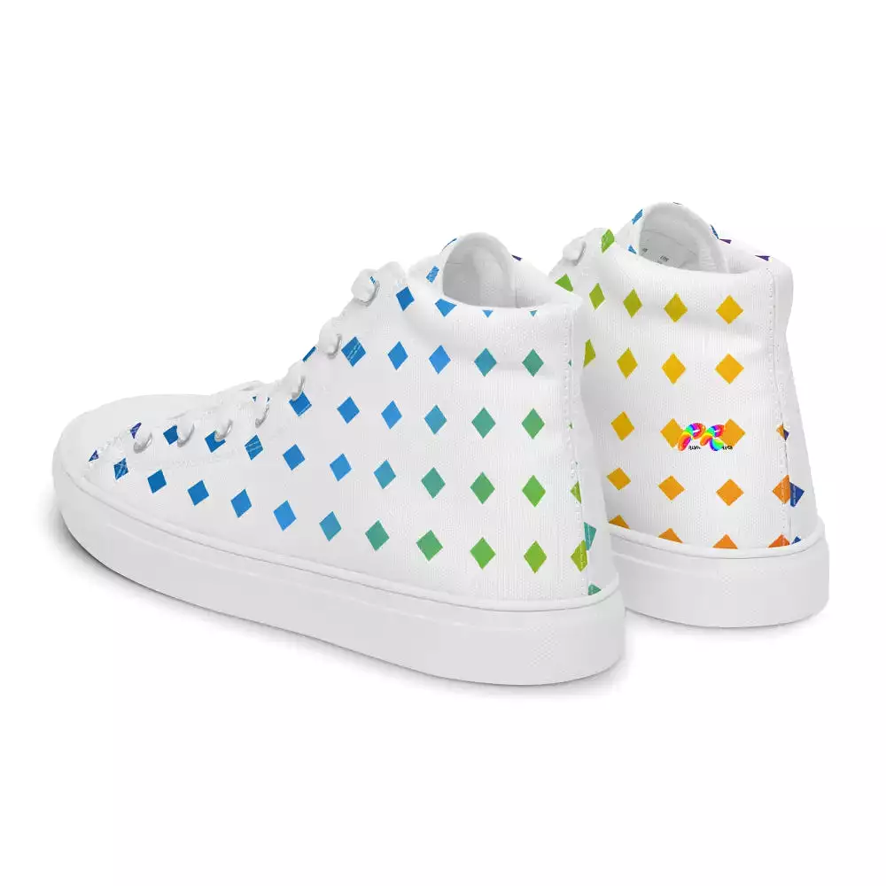 Women’s LGBTQ/Pride High Top Canvas Shoes