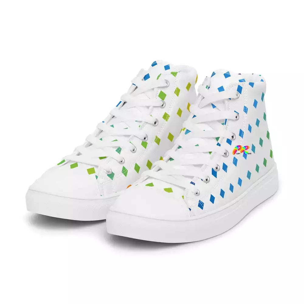 Women’s LGBTQ/Pride High Top Canvas Shoes