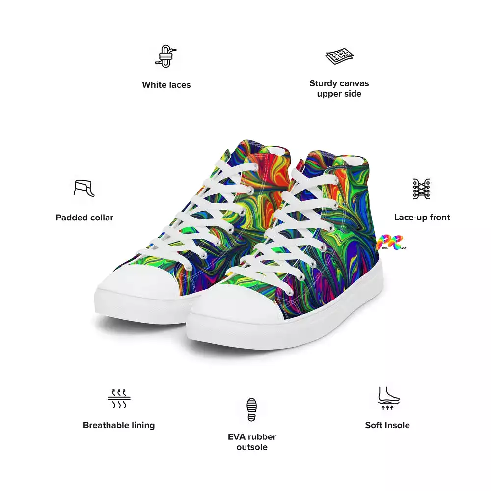 Women’s Pride Paint Canvas Shoes