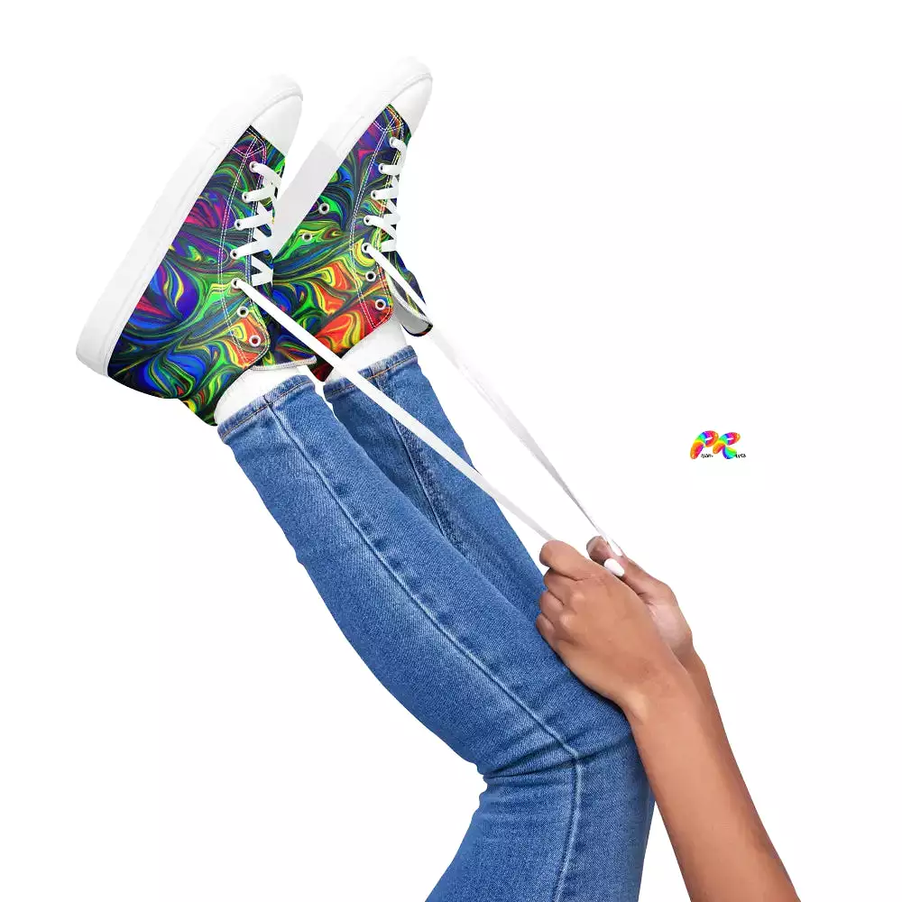 Women’s Pride Paint Canvas Shoes