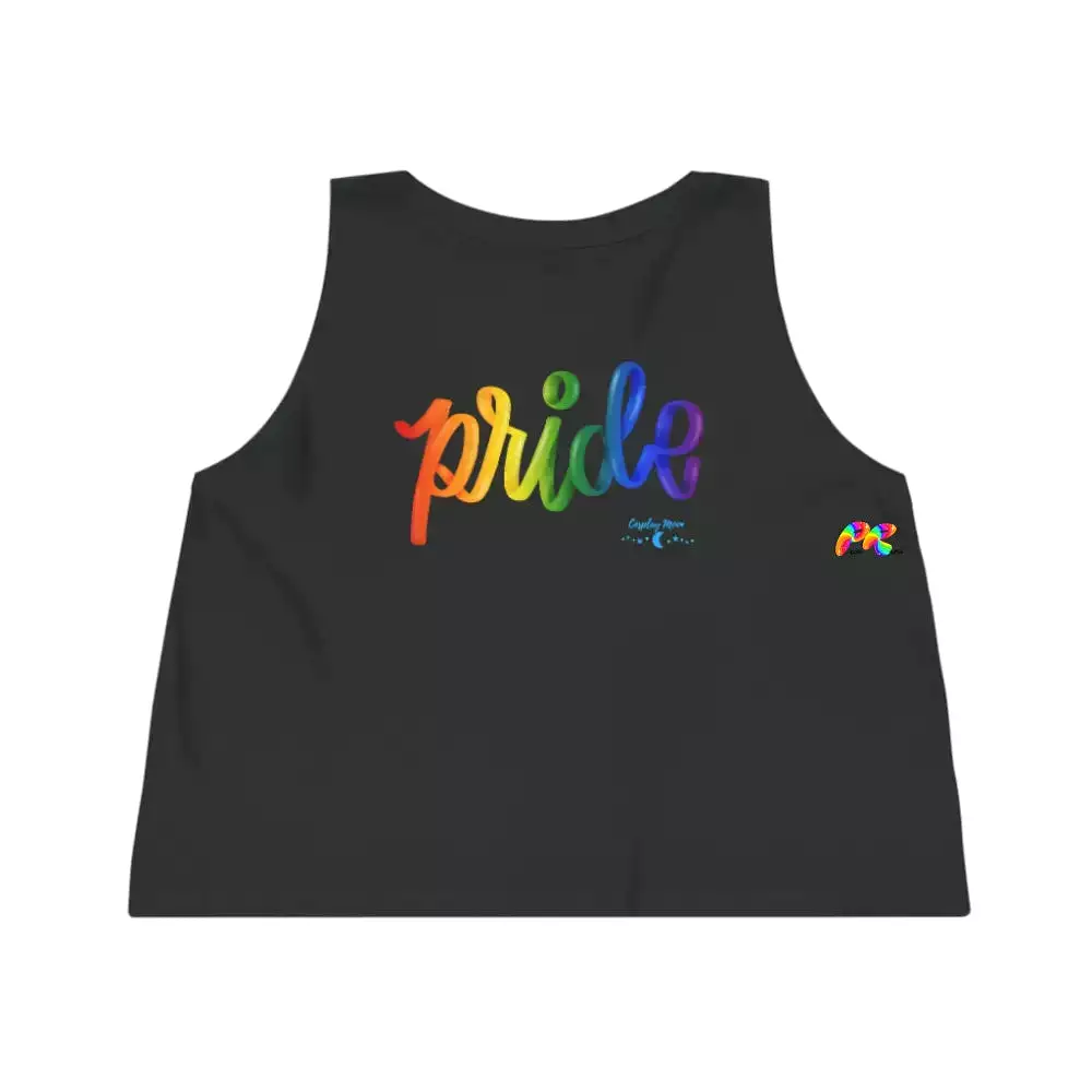 Women's Pride Sleeveless Flowy Crop Top