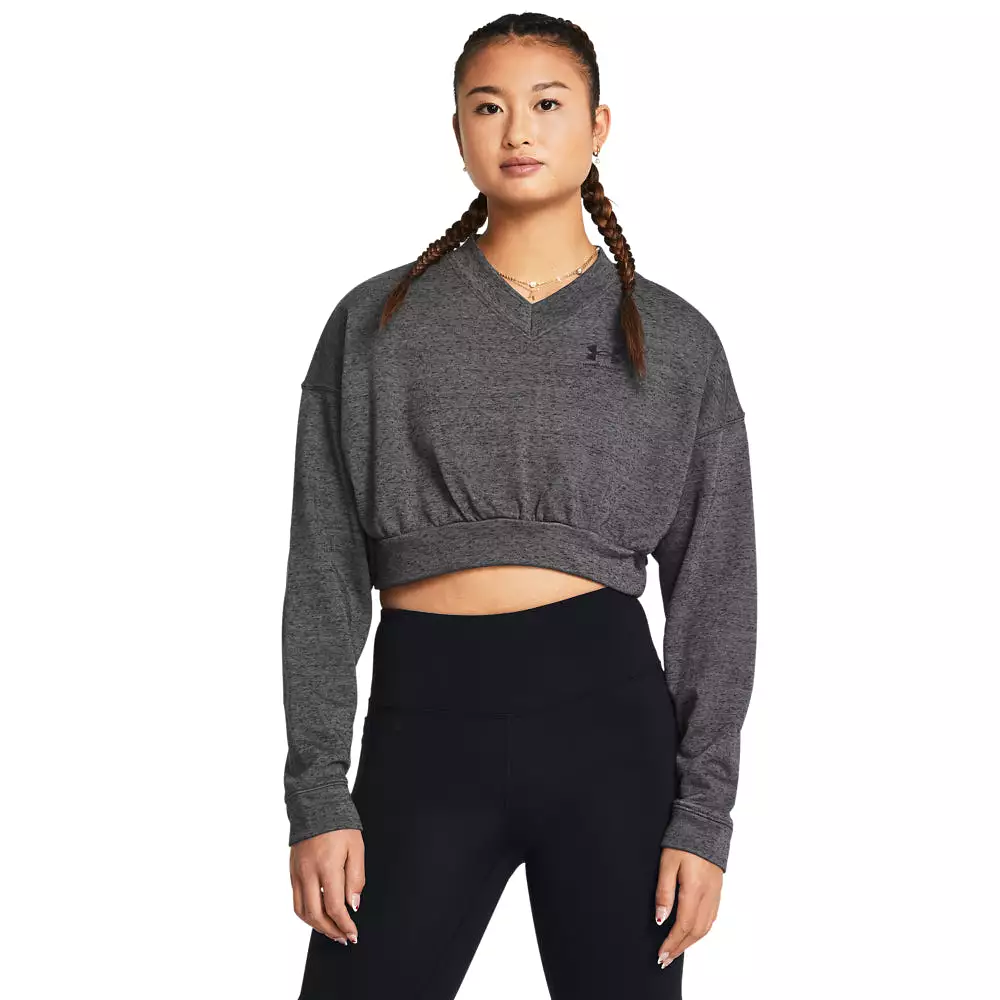 Women's Under Armour Rival Terry Crop Crew